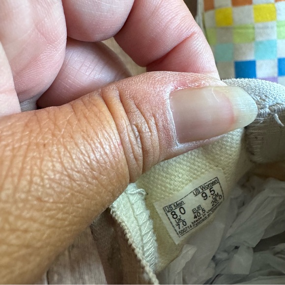 Vans rainbow checkerboard classic slip on sneakers size 9.5 - Picture 10 of 10